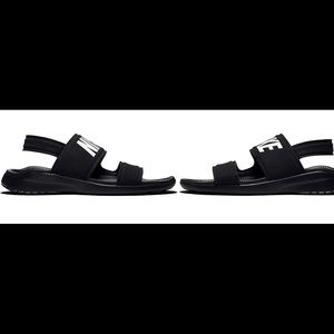 Nike slides with strap